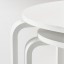 IKEA SVALSTA СВАЛЬСТА Комплект столів, 2 шт., біла морилка 70280686 702.806.86