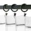IKEA SYRLIG СІРЛІГ Кільце для штори із затискачем і гачком, чорний, 38 мм 80224096 802.240.96