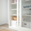 IKEA SYVDE СЮВДЕ Шафа зі скляними дверцятами, біла, 100x123 cм 30439565 304.395.65