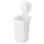 IKEA TISKEN ТІСКЕН Тримач для зубних щіток з присоскою, білий 80381294 803.812.94