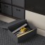 IKEA TJENA ТЙЕНА Коробка з кришкою, чорний, 25x35x10 см 40395486 403.954.86