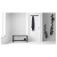IKEA TJUSIG ТЬЮСІГ Лавка з поличками для взуття, чорний, 108x34x50 см 50152703 501.527.03