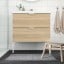 IKEA TOFTBO ТОФТБУ Килимок для ванної кімнати, сіро-білий меланж, 50x80 см 90422251 904.222.51