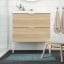 IKEA TOFTBO ТОФТБУ Килимок для ванної кімнати, в смужки / блакитний, 50x80 см 60526537 605.265.37