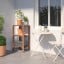 IKEA TORDH ТУРД Стелаж, для саду, коричнева морилка, 50x35x90 cм 29316179 293.161.79