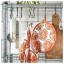IKEA TORVFLY ТОРВФЛЮ Рушник кухонний, візерунок / помаранчевий, 45x60 см 30493048 304.930.48