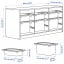 IKEA TROFAST ТРУФАСТ Комбінація для зберігання + контейнери, білий / сірий, 99x44x56 см 09328791 093.287.91