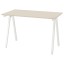 IKEA TROTTEN ТРОТТЕН Письмовий стіл, бежевий / білий, 120x70 см 49434389 494.343.89