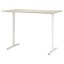 IKEA TROTTEN ТРОТТЕН Письмовий стіл з регулюванням висоти, бежевий / білий, 160x80 см 29434130 294.341.30