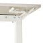 IKEA TROTTEN ТРОТТЕН Письмовий стіл з регулюванням висоти, бежевий / білий, 120x70 см 89434127 894.341.27