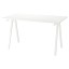 IKEA TROTTEN ТРОТТЕН Письмовий стіл, білий, 140x80 cм 59429556 594.295.56