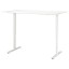 IKEA TROTTEN ТРОТТЕН Письмовий стіл з регулюванням висоти, білий, 160x80 см 79429602 794.296.02