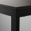 IKEA VANGSTA ВАНГСТА Розсувний стіл, чорний / темно-коричневий, 80/120x70 см 40420155 404.201.55