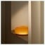 IKEA VARMBLIXT ВАРМБЛІКСТ Світлодіодна настільна / настінна LED лампа, помаранчеве скло / круглий 80499199 804.991.99