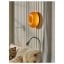 IKEA VARMBLIXT ВАРМБЛІКСТ Світлодіодна настільна / настінна LED лампа, помаранчеве скло / круглий 80499199 804.991.99