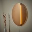 IKEA VARMBLIXT ВАРМБЛІКСТ Бра / дзеркало LED, з затемненням / коричневий круглий 10531541 105.315.41