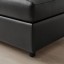 IKEA VIMLE ВІМЛЕ 5-місний кутовий диван, з шезлонгом / Grann / Bomstad чорний 39306764 393.067.64