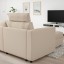 IKEA VIMLE ВІМЛЕ 3-місний диван з козеткою, з підголовником / Hallarp бежевий 49399121 493.991.21