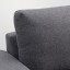 IKEA VIMLE ВІМЛЕ 4-місний диван з козеткою, з широкими підлокітниками / Gunnared середньо-сірий 29401766 294.017.66