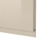 IKEA METOD МЕТОД Навісна горизонтальна шафа / 2 дверей, білий / Voxtorp глянцевий світло-бежевий, 40x80 см 89393056 893.930.56